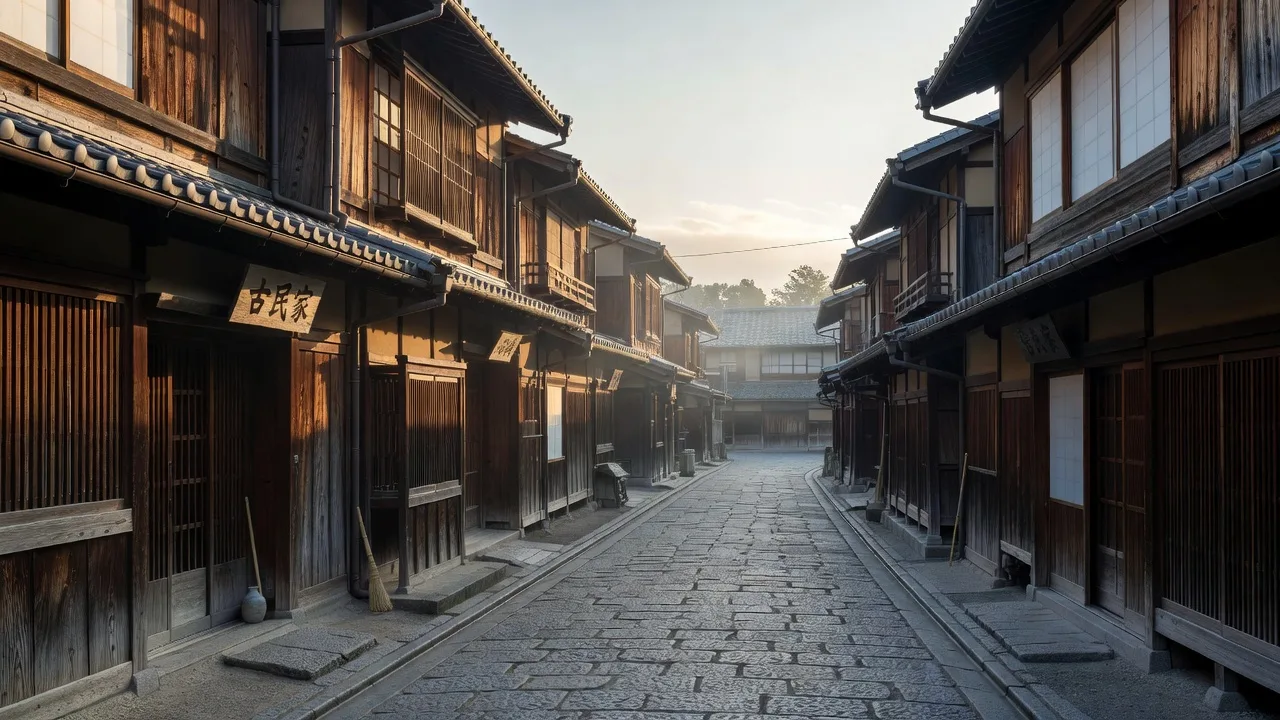 高山の古い町並み
